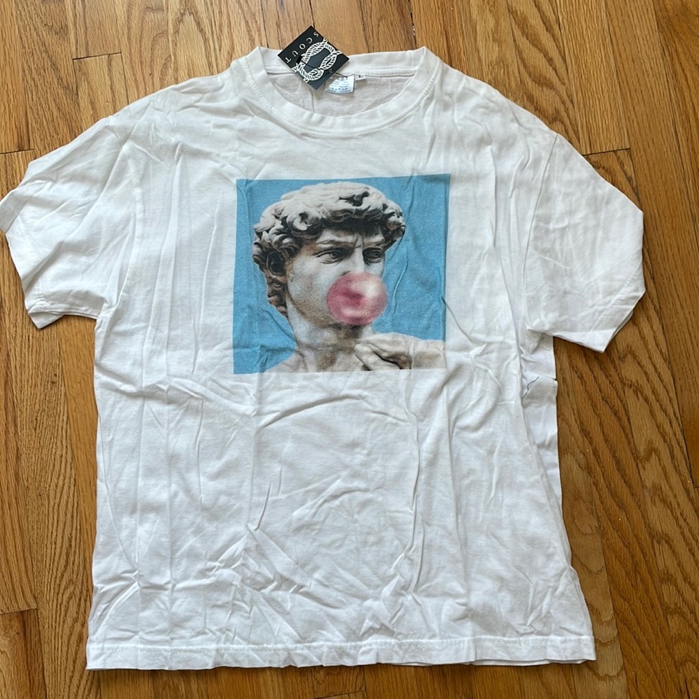 Michaelangelo blowing bubble Tshirt - From Scout in LA